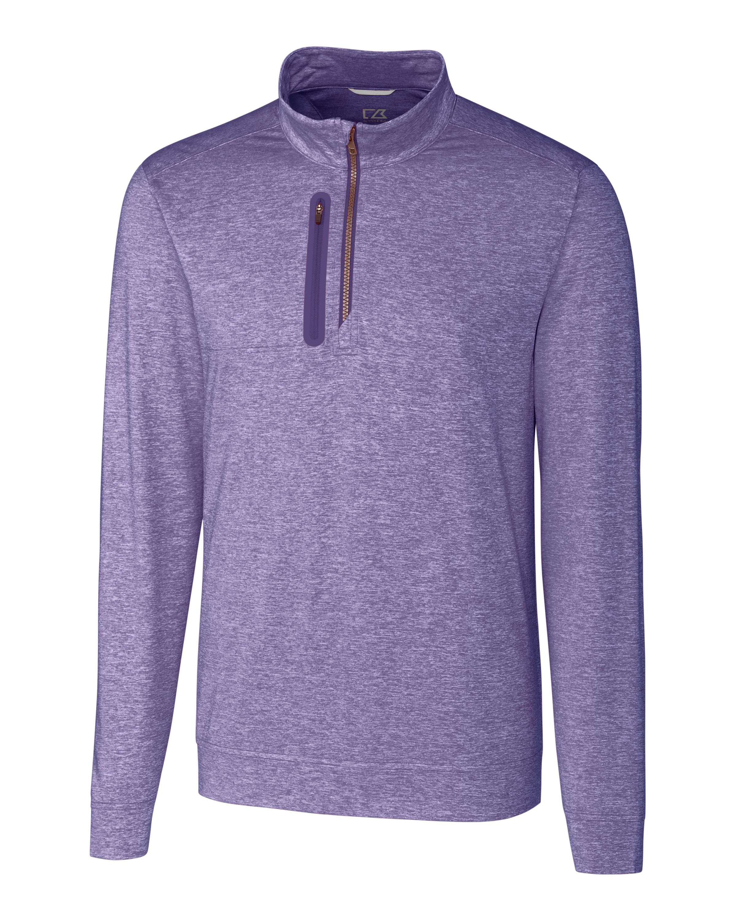 Cutter & Buck Stealth Heathered Mens Quarter Zip 19