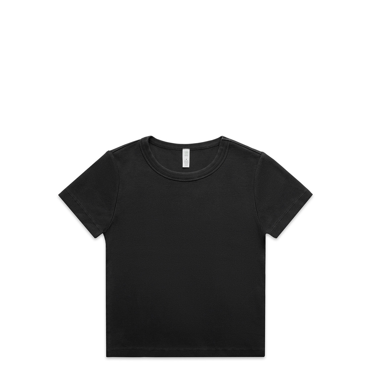 Wo's Faded Organic Rib Tee | 4036 1