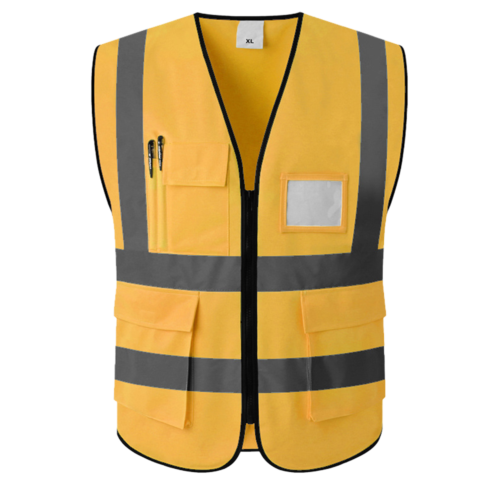 Premium Reflective Safety Vest With Multiple Pockets And Card Holder 3