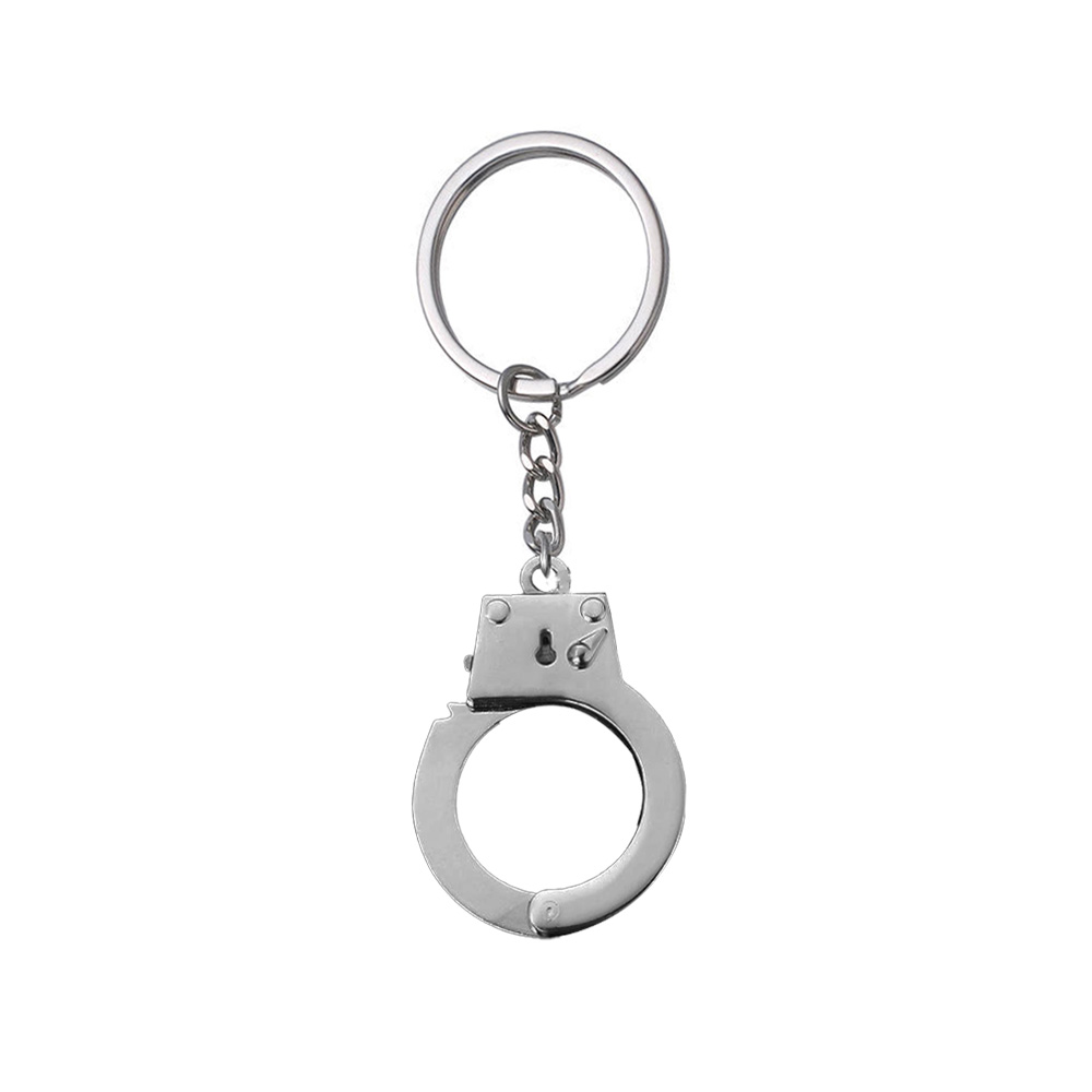 Custom Metal Handcuff Shaped Key Chain 2