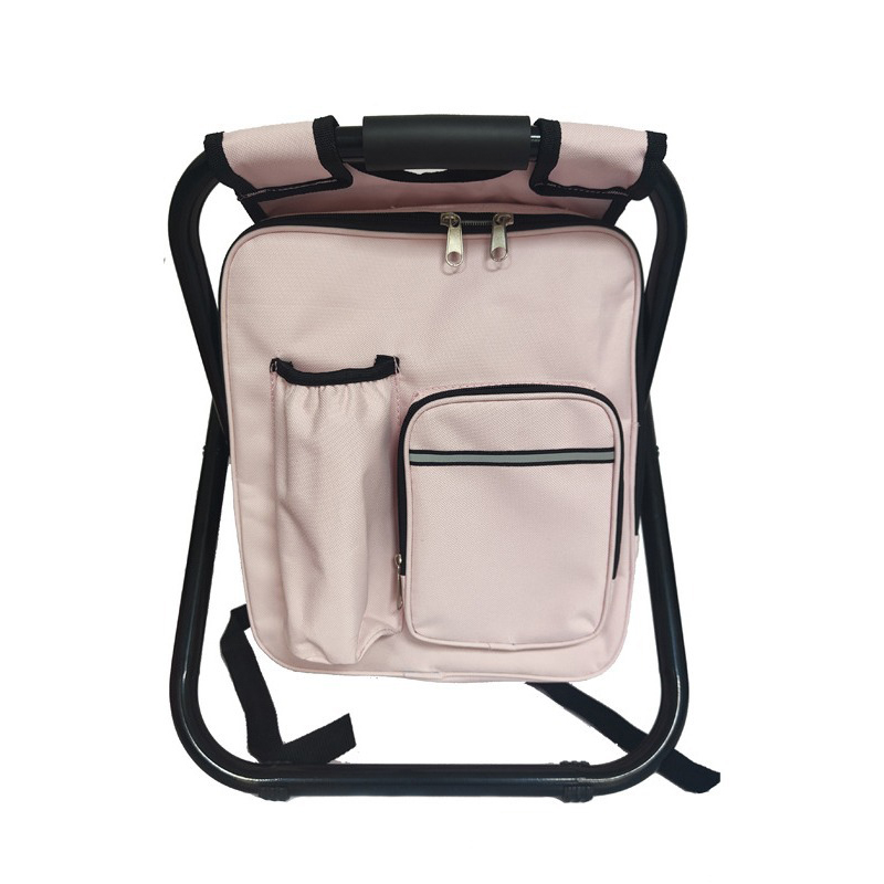 Outdoor Folding Backpack Insulated Cooler Chair 3