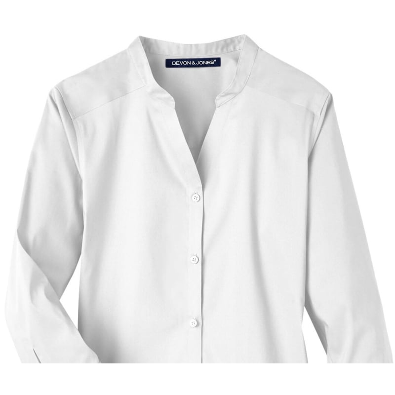 Devon & Jones Ladies' Crown Collection™ Stretch Broadcloth 3/4 Sleeve Blouse 5