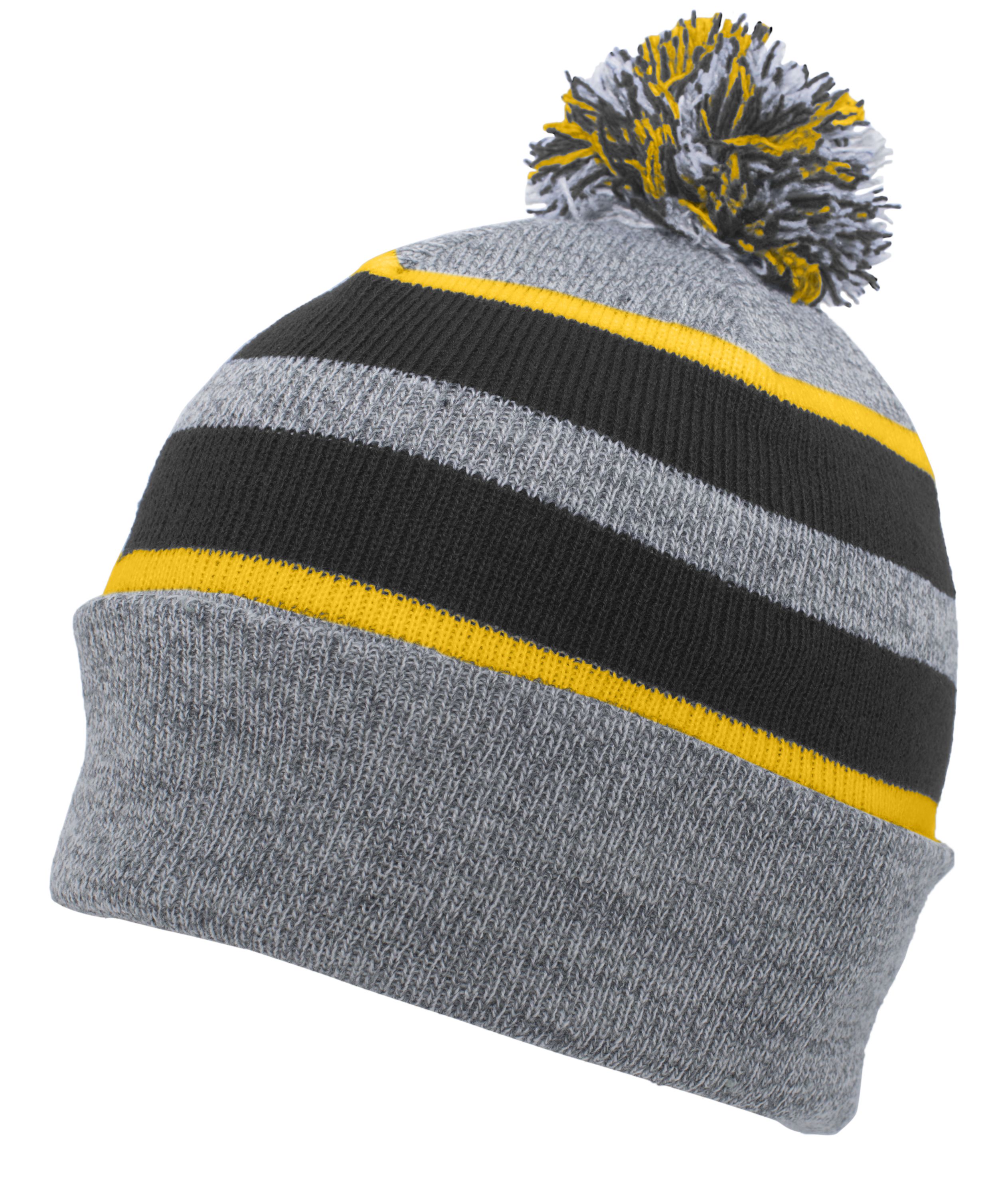 Knit Fold Over Pom-Pom Beanie 16