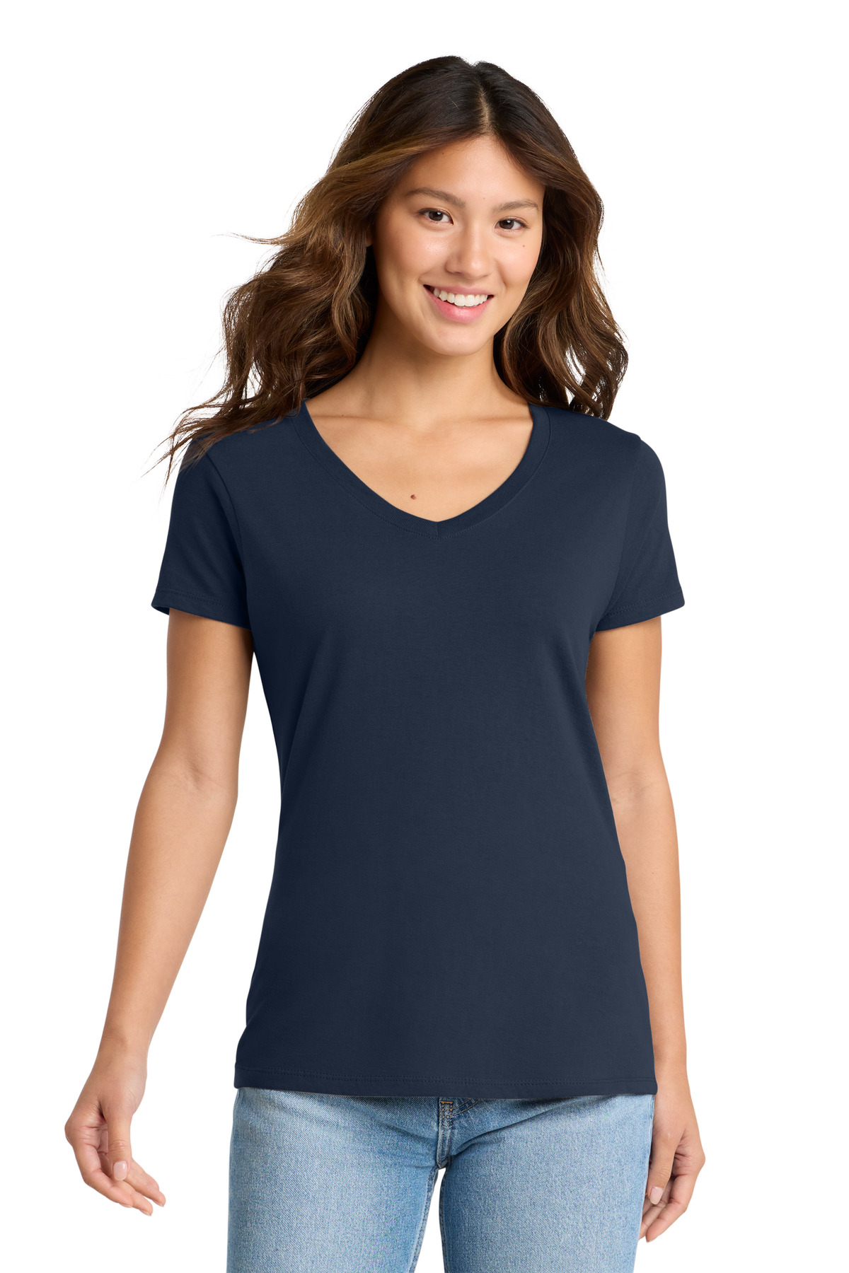 Port & Co Women's Fan Favorite V-Neck Tee. LPC450V 179