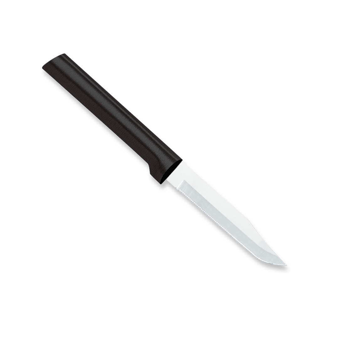 Serrated Regular Paring Knife w/Black Handle 3