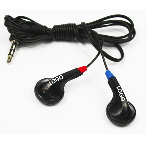Red Blue Airline Disposable Earbuds 3