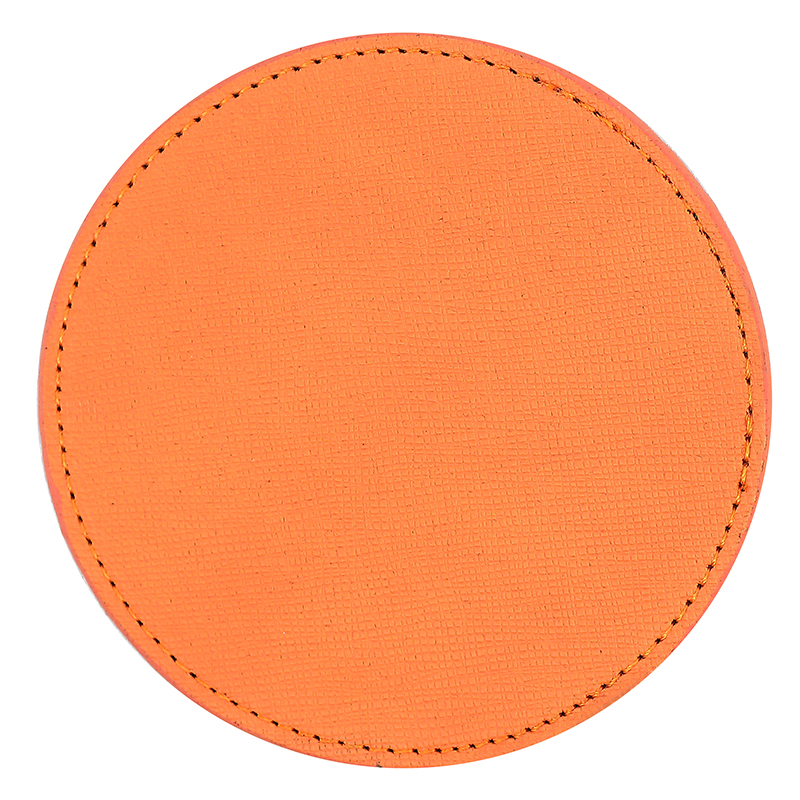 iPosh PU Leather Round Coaster 3