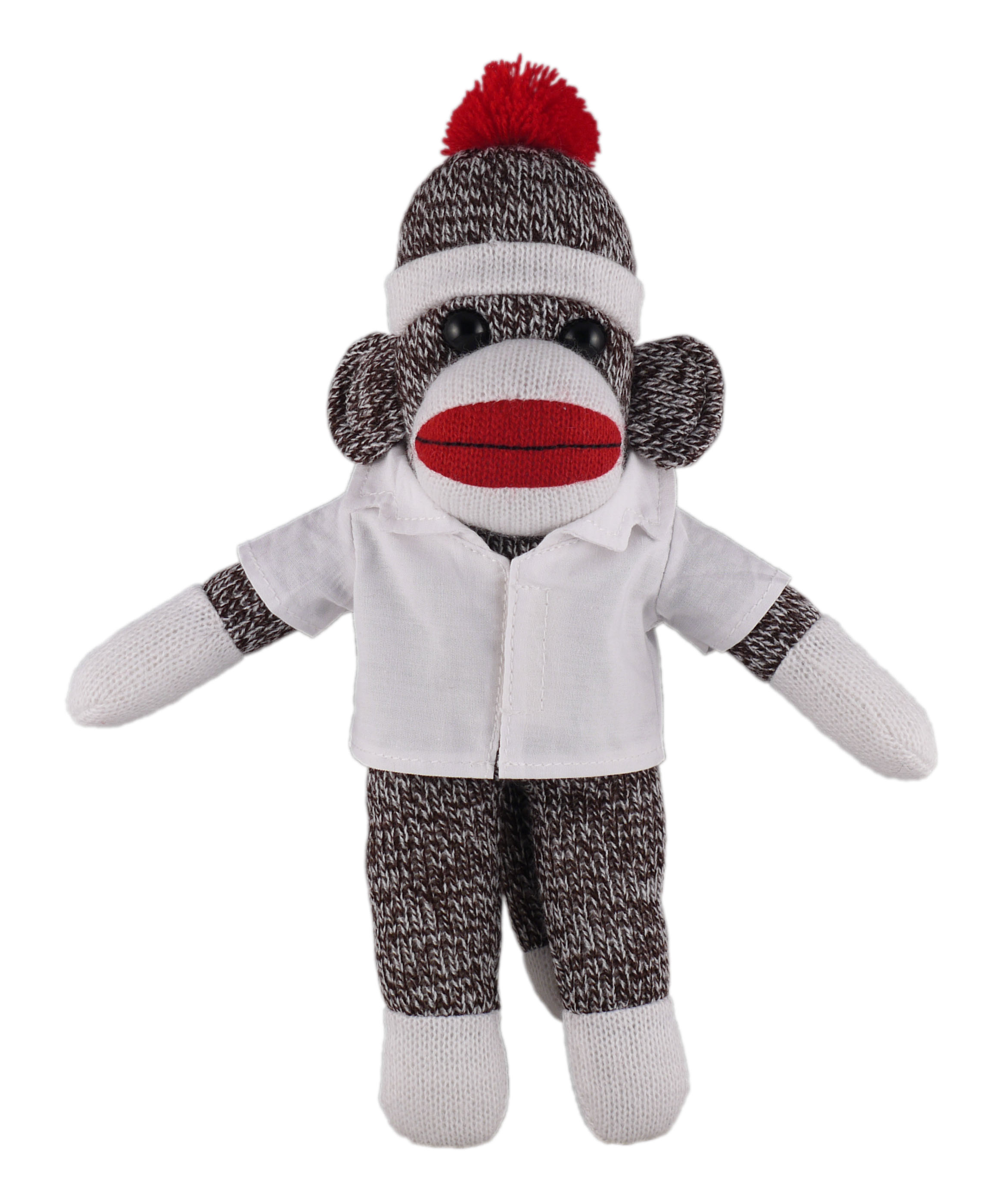 Orginal Sock Monkey (Plush) in doctor's jacket.