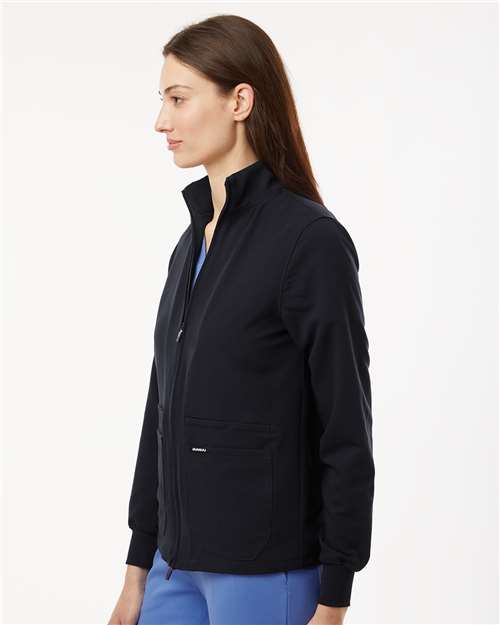 Women's Ceri Essential Full-Zip 6-Pocket Scrub Jacket