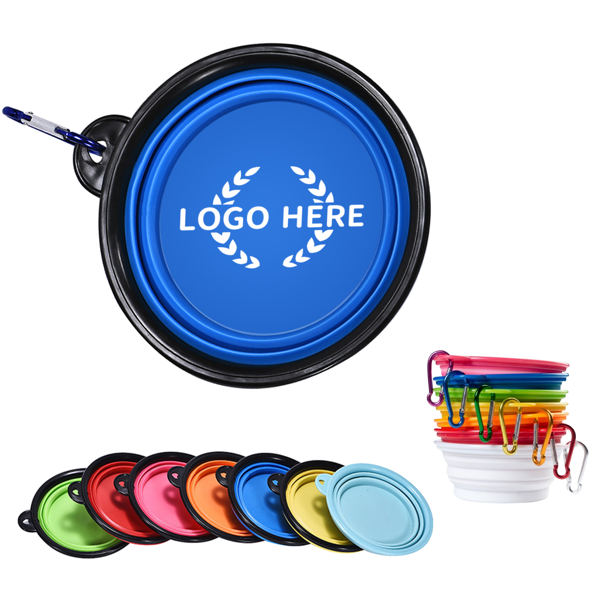 Foldable TPE Pet Bowl With Buckle 5