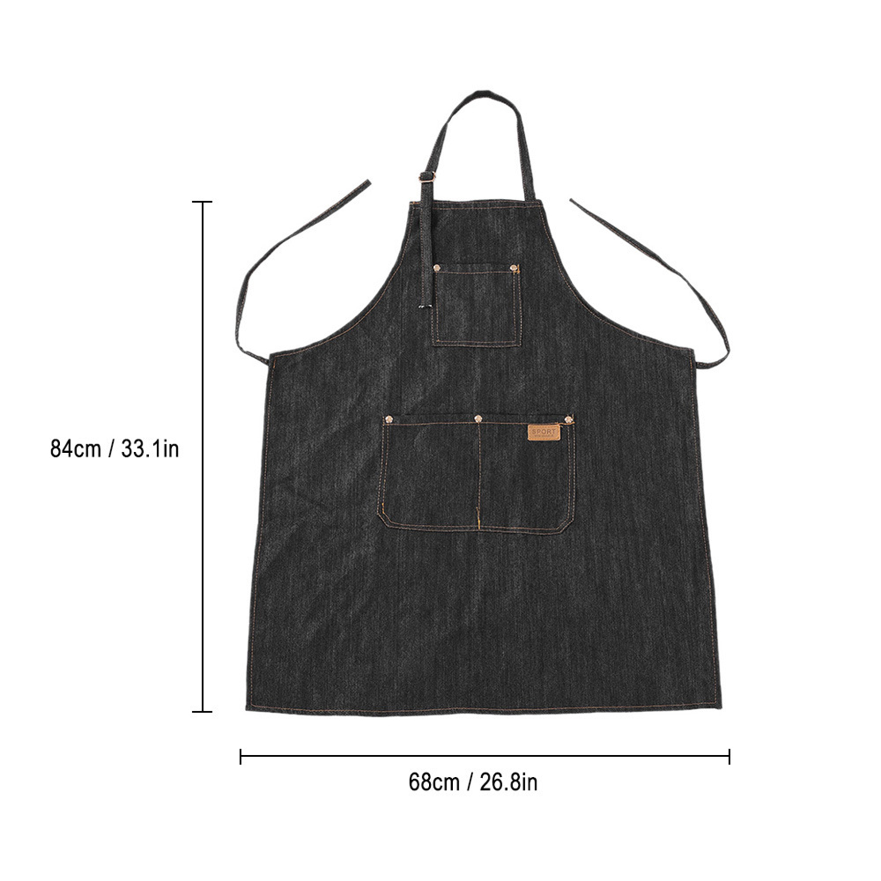 Unisex Denim Jean Apron 4