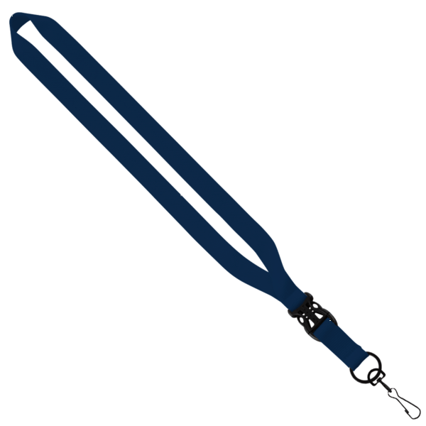 3/4" Polyester Lanyard with Slide Buckle Release & Swivel Snap Hook 28
