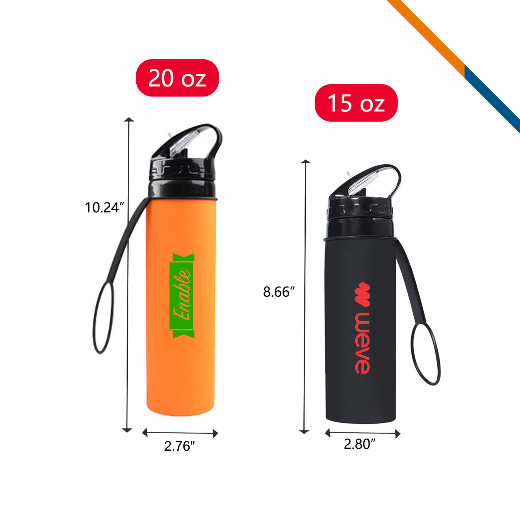 Taron Collapsible Water Bottle 14