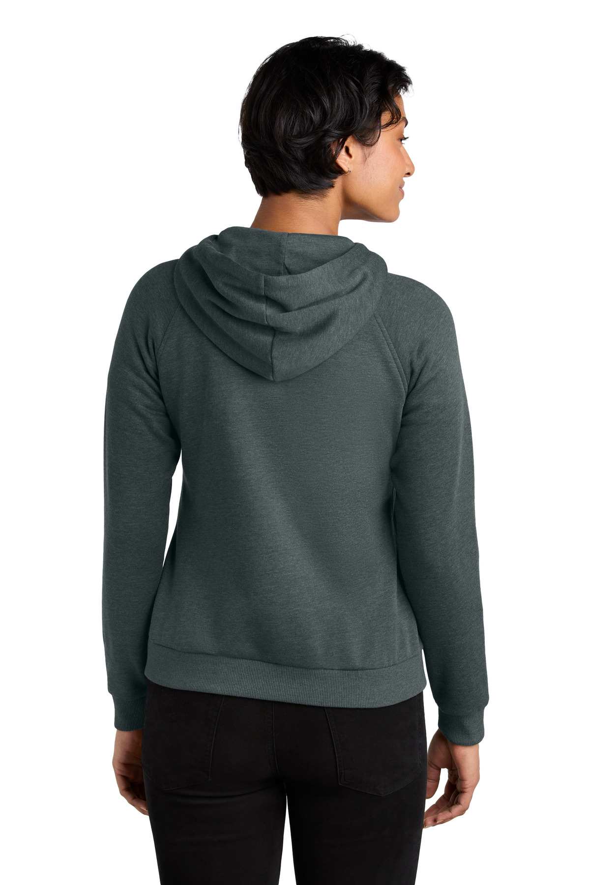Allmade Women's Organic CVC Fleece Full-Zip Hoodie AL5003 28