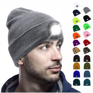 Led Beanie Hat With Light 1
