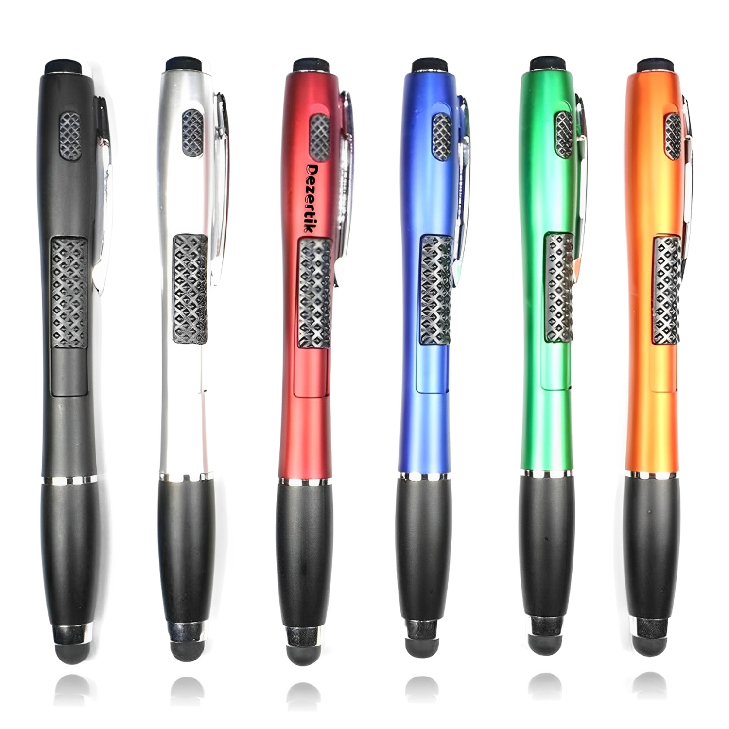 Multi Function Stylus Touchscreen Ballpoint Pen with Light 4