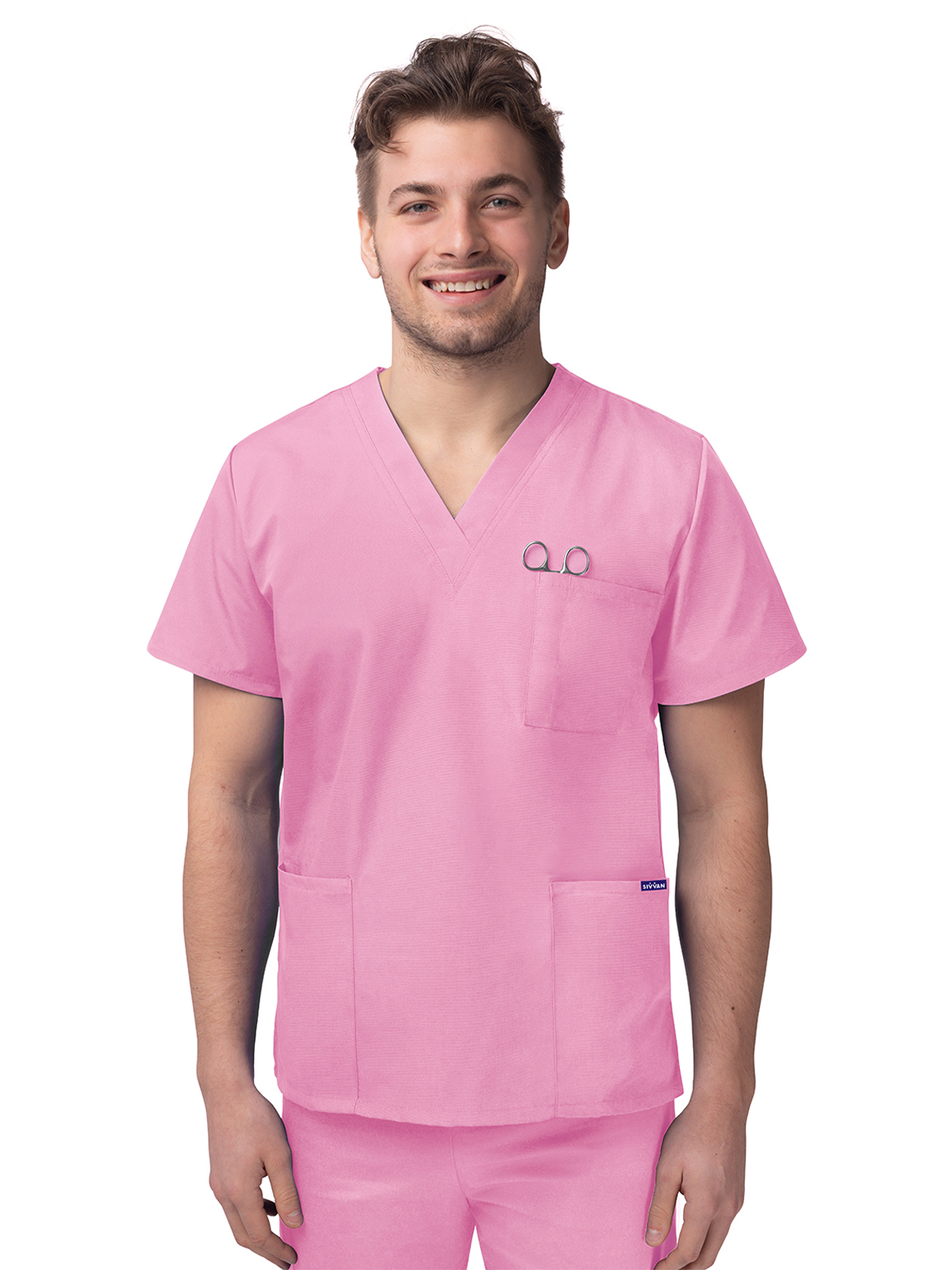 Adar - Sivvan - Unisex V-Neck 3 Pocket Top