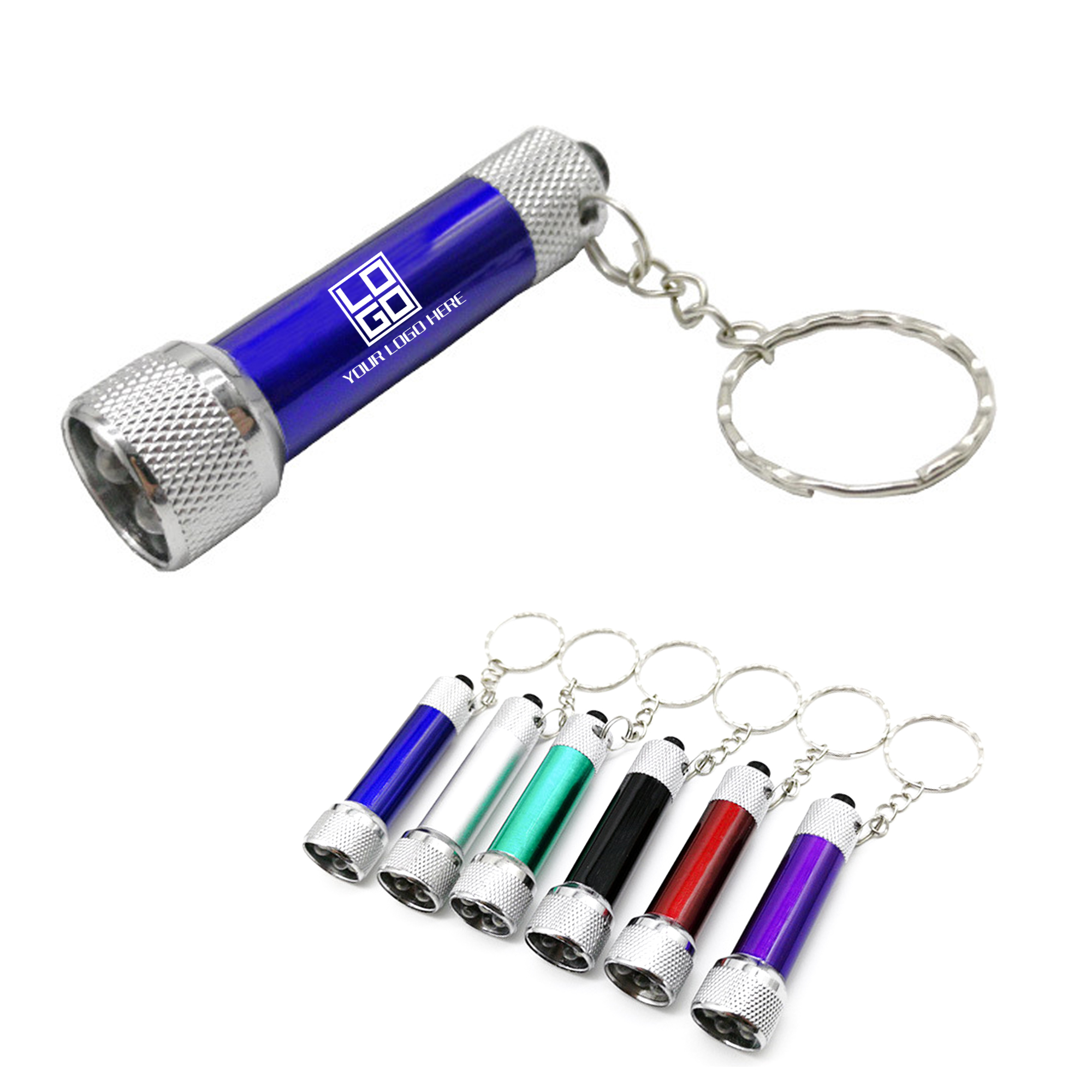 3 LED Aluminum Keychain 2