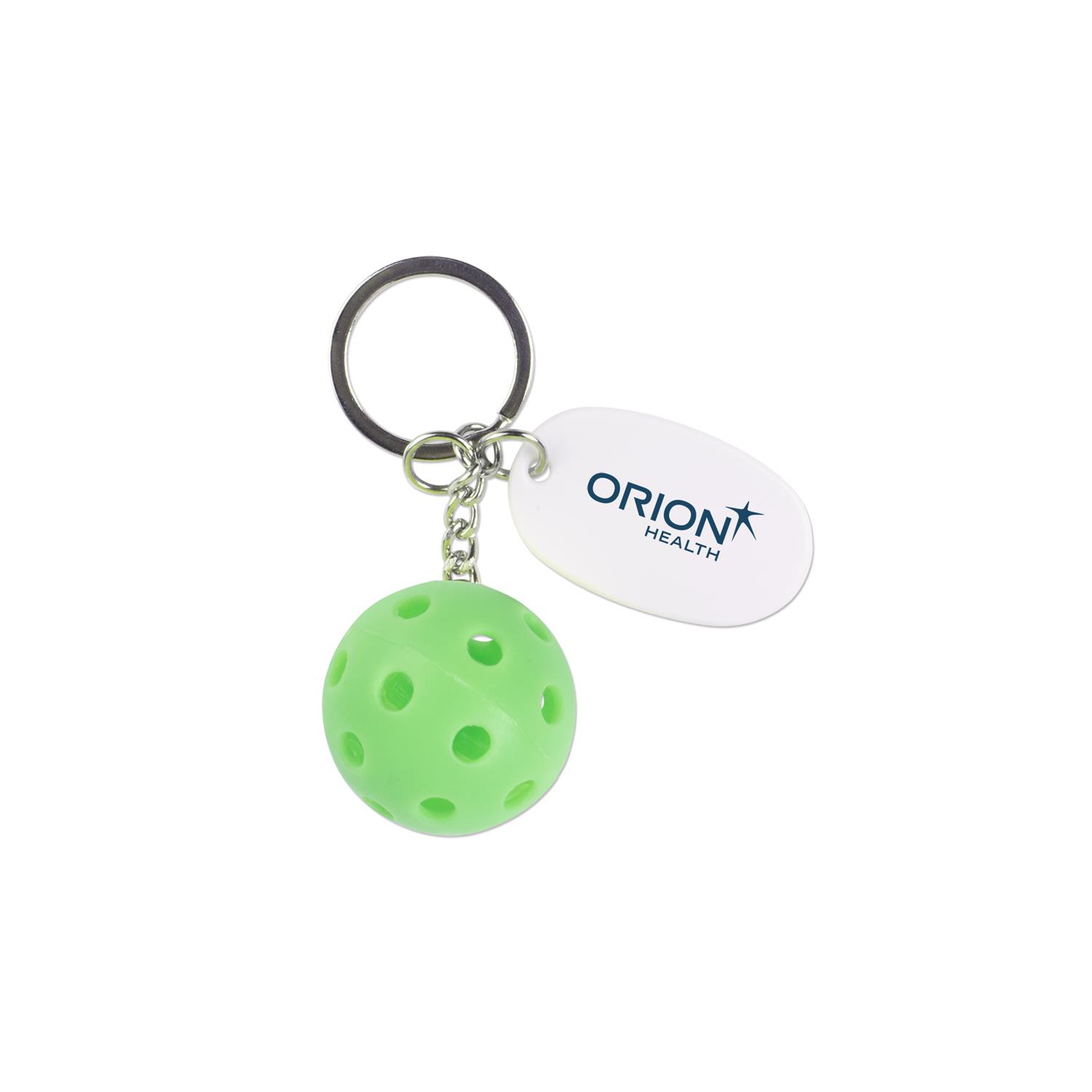Pickleball with Tag Keychain 2