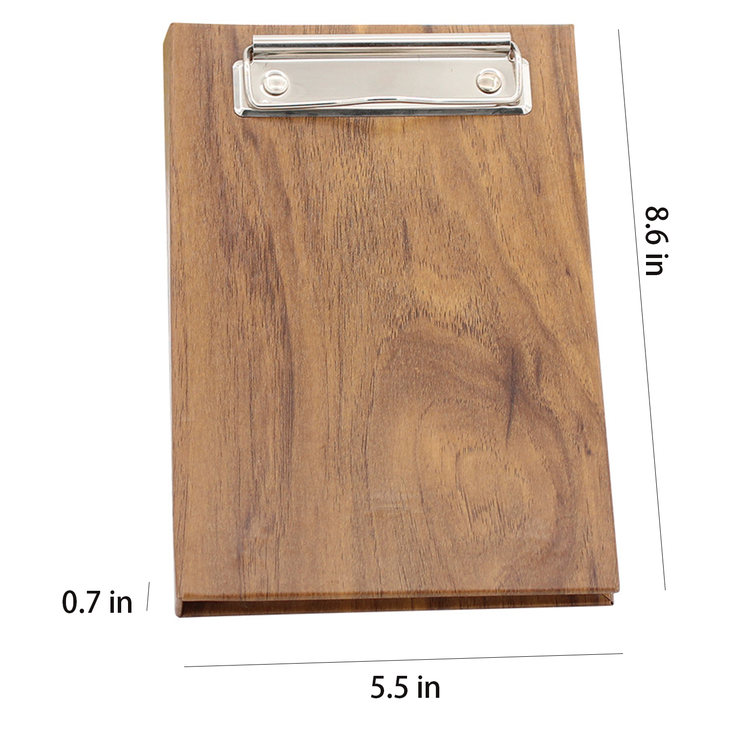 Tree Bark Notebook with Memo Pad Pencil and Clip 3