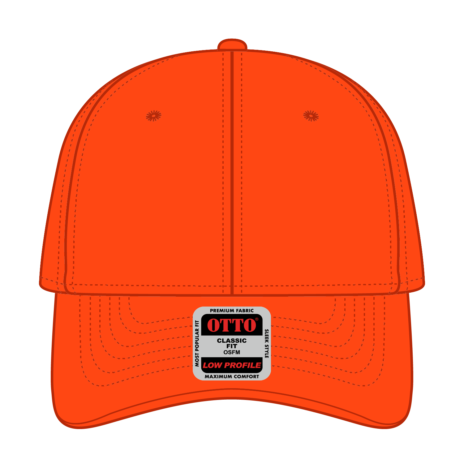 OTTO CAP® 6 Panel Low Profile Baseball Cap 45