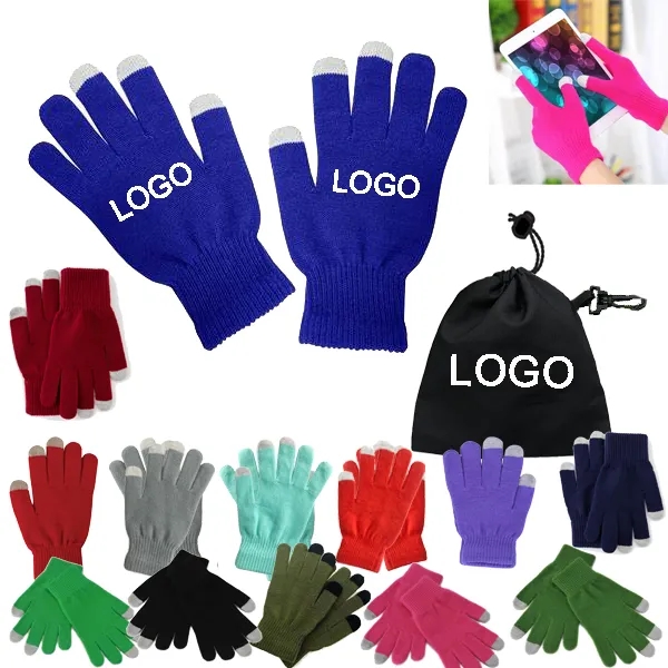 Touch Screen Gloves in Pouch 4