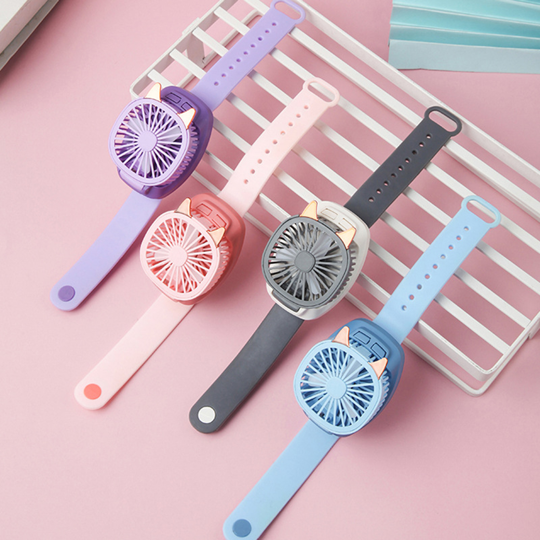 LED Portable Handheld Wrist Fan 3