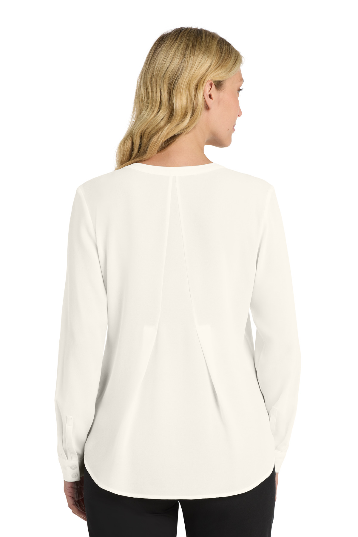 Port Authority Women's Long Sleeve Button-Front Blouse. LW700 6