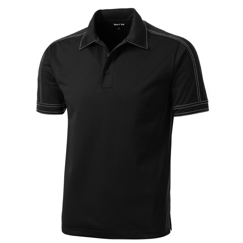 Sport-Tek Contrast Stitch Micropique Sport-Wick Polo. 7