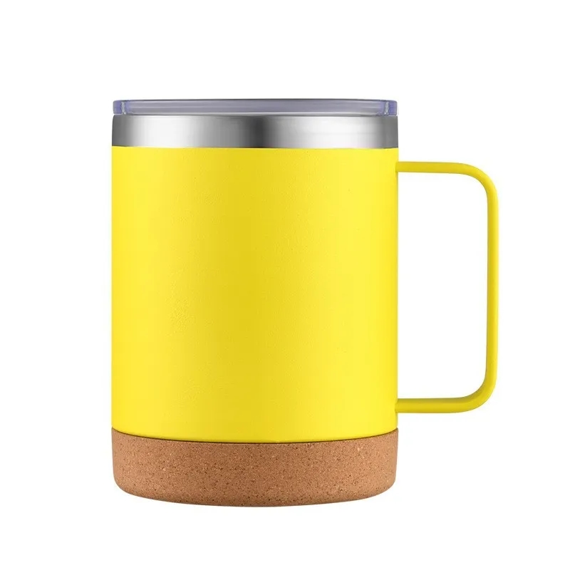 12 Oz Camping Mug With Cork Base 3