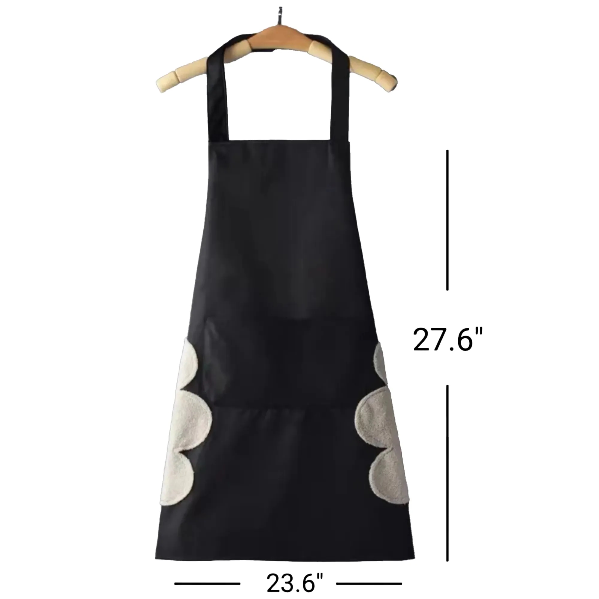 Hand-Wiping Waterproof Apron With A Pocket 3