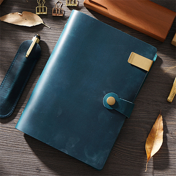 A5 Leather Retro Loose-Leaf Notebook 5