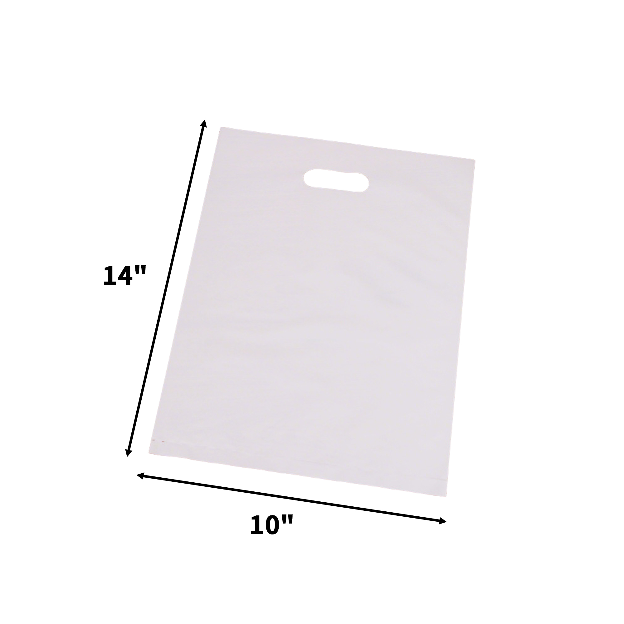 Polyethylene Die Cut Handle Tote Bag 9