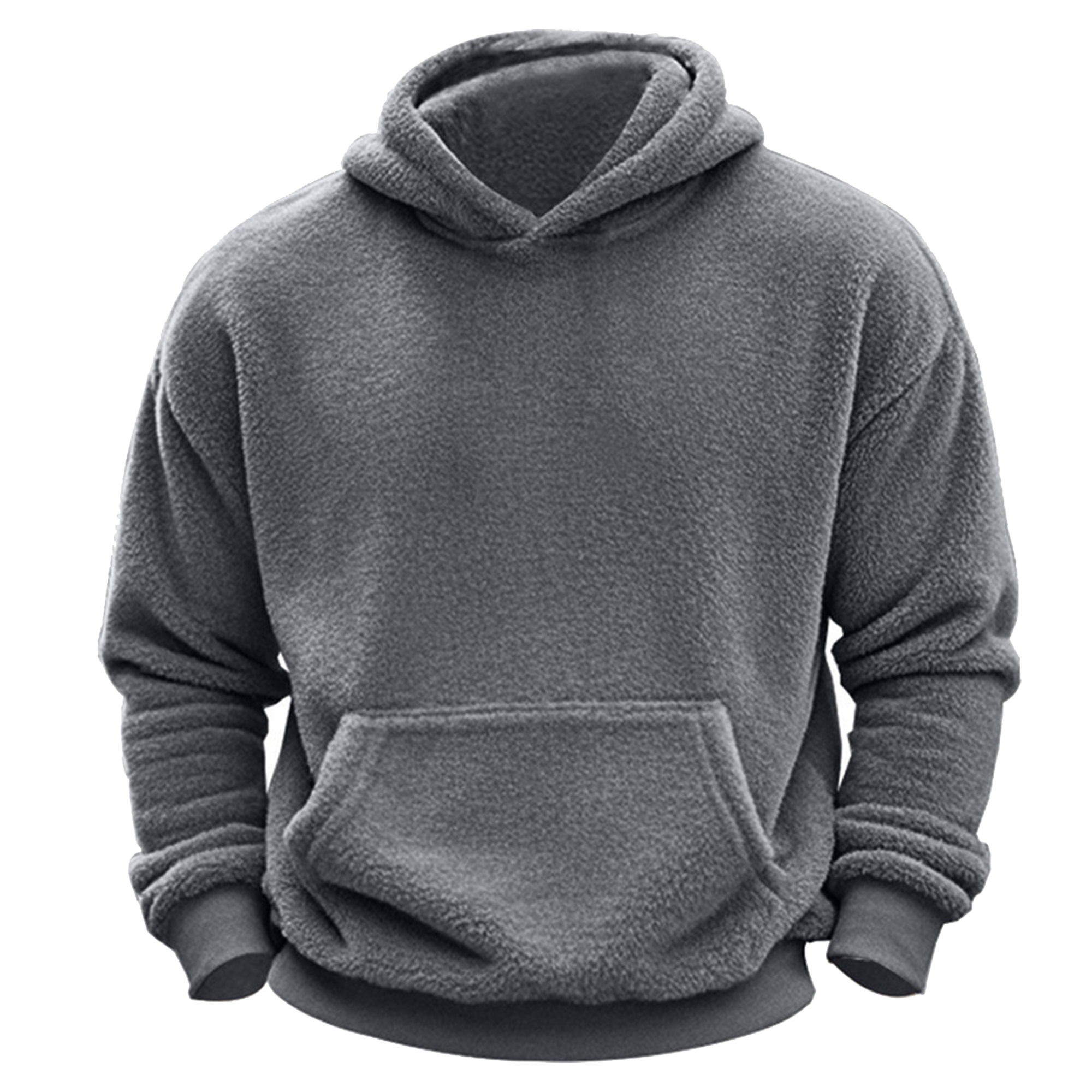Lamb Wool Lined Winter Pullover, custom hoodie or sweatshirt with logo imprint 8