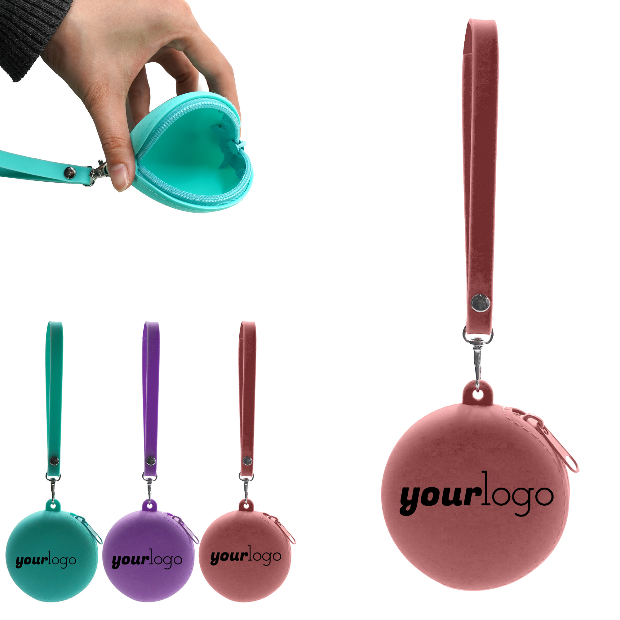 Compact Silicone Coin Pouch Case 2