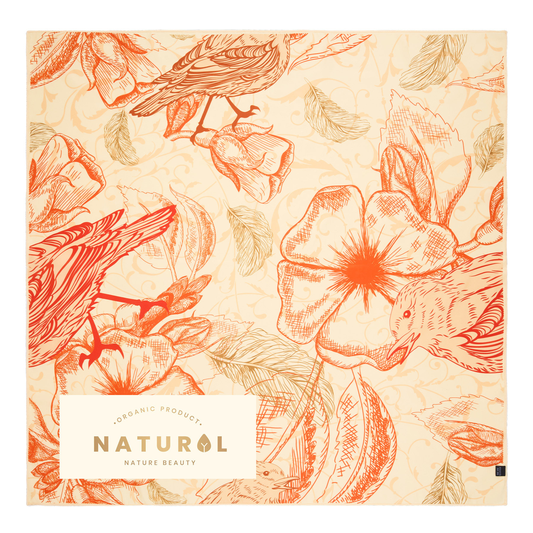 Silk-like Satin Square Bandanna (Machine Washable) 7