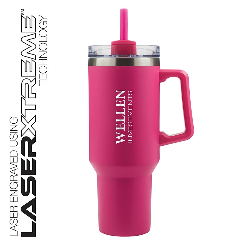 Lucas 40 oz. Double Wall, Stainless Steel Travel Mug 100