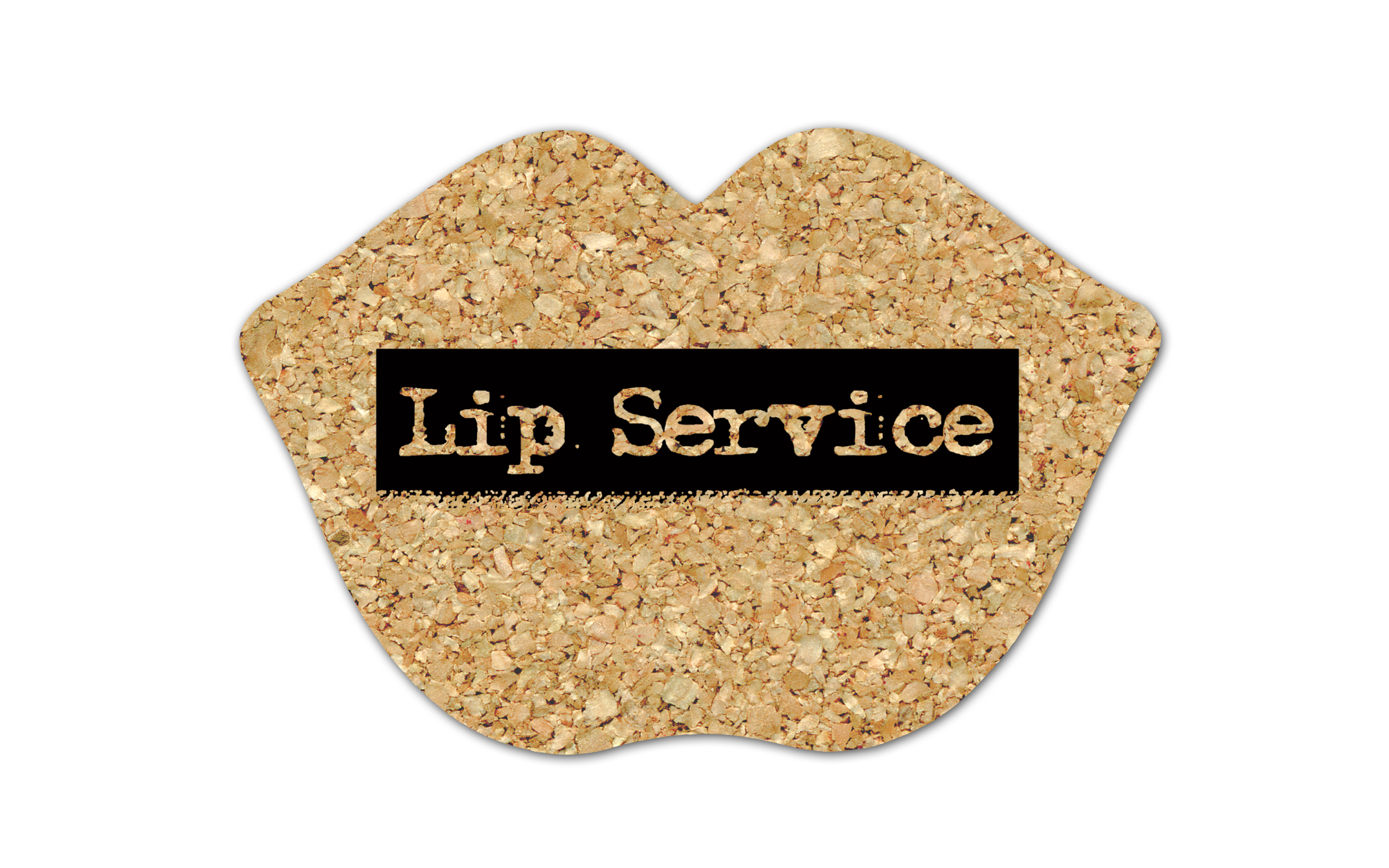 Lips Cork Coaster 3