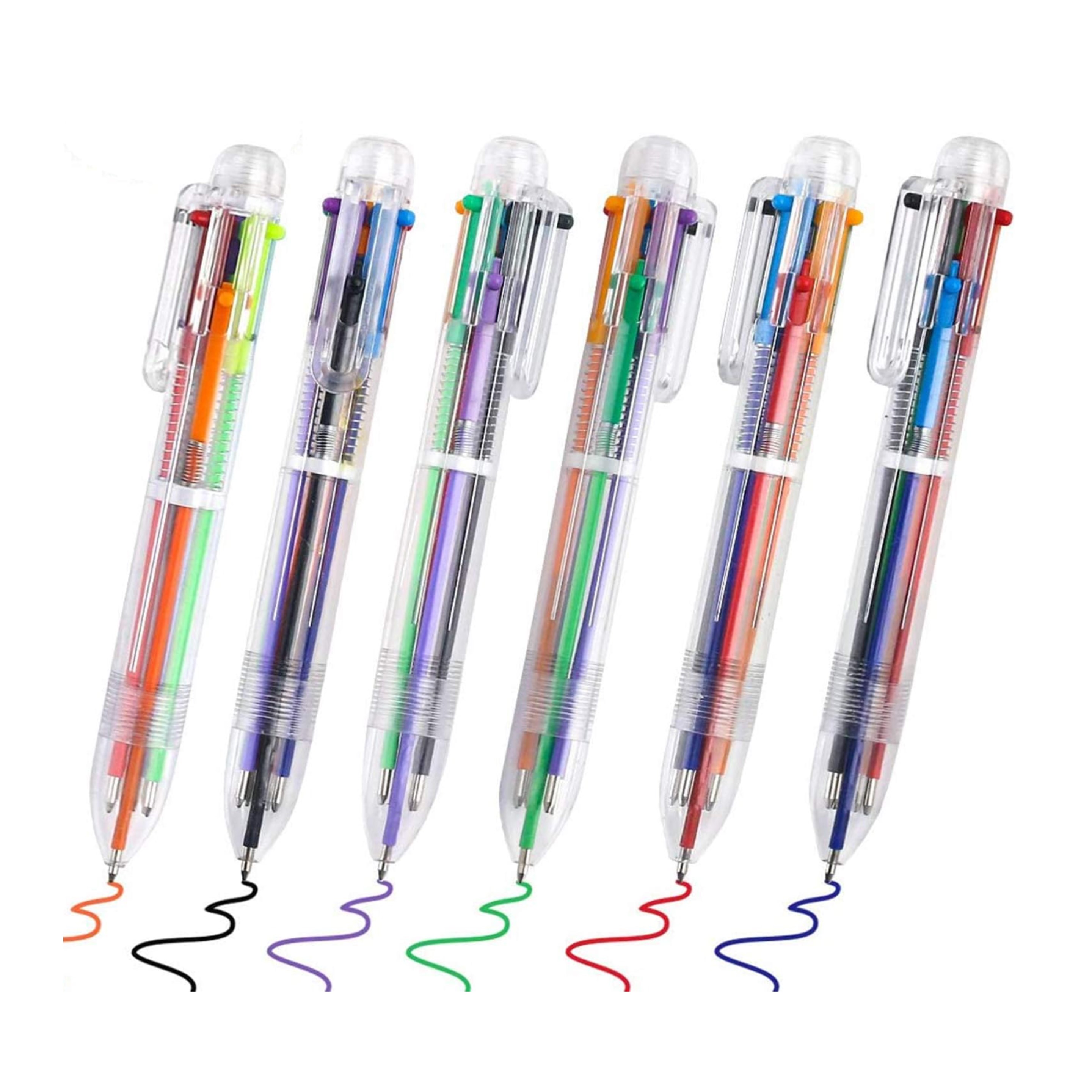 6 Colors Retractable Ballpoint Pen 3