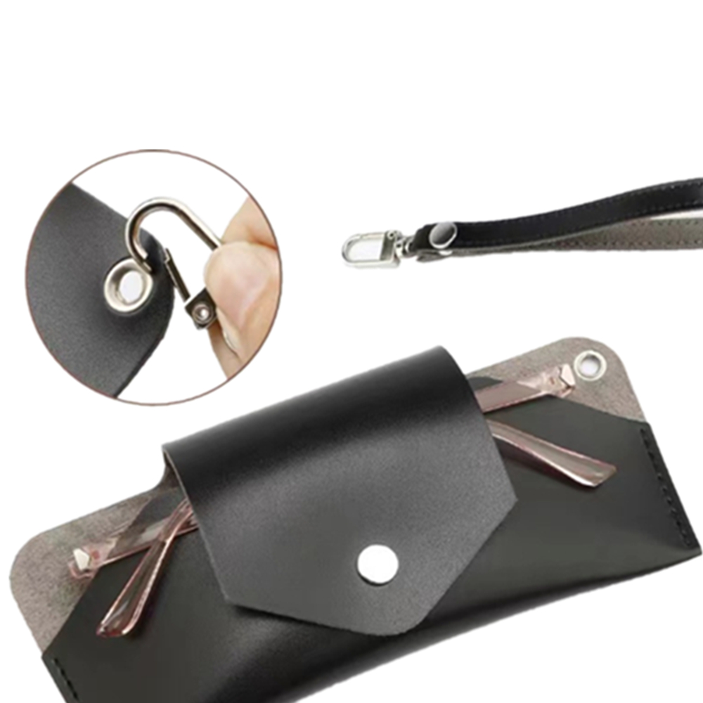 Leather Eyeglasses Holder With Lanyard 4