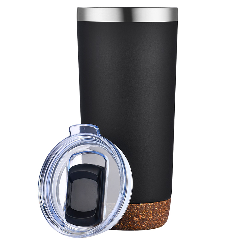 22oz. Vacuum Tumbler with Cork Bottom 4