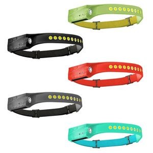 Induction Headlamp LED Flashlight With White And Red Light Tape 7