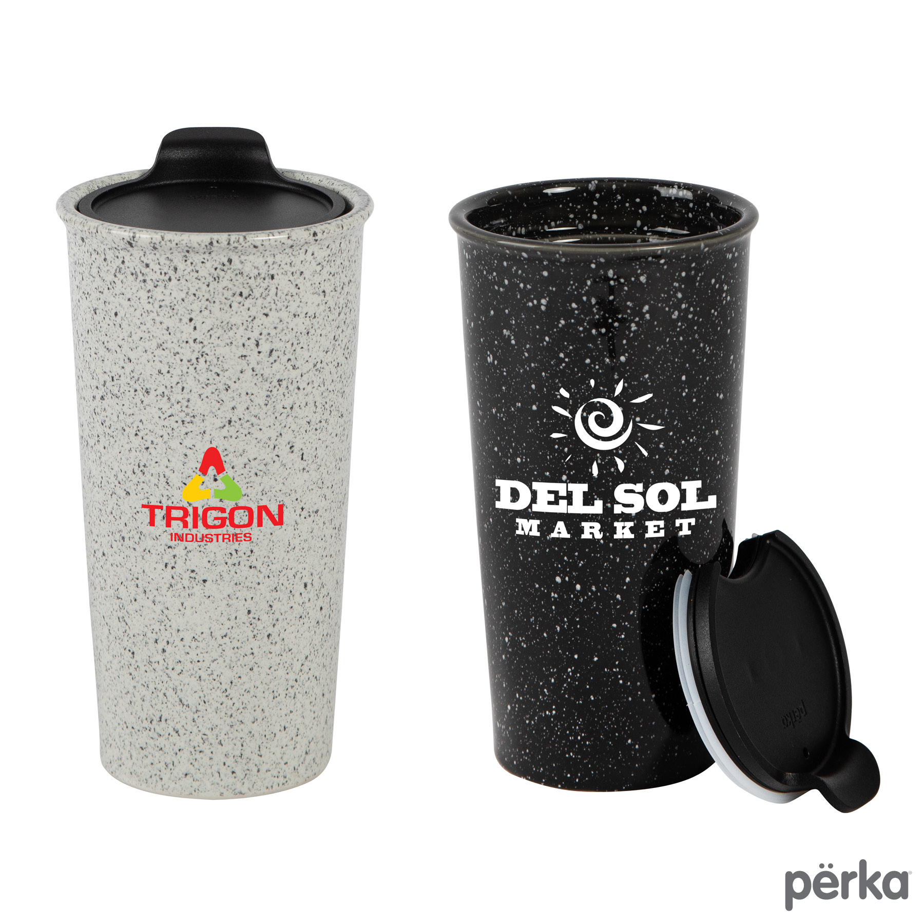 Perka® Salento 14 oz. Double Wall Ceramic Tumbler 8