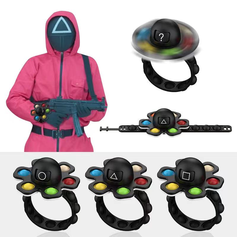 Squid Game Fidget Spinner Game Wristband 2