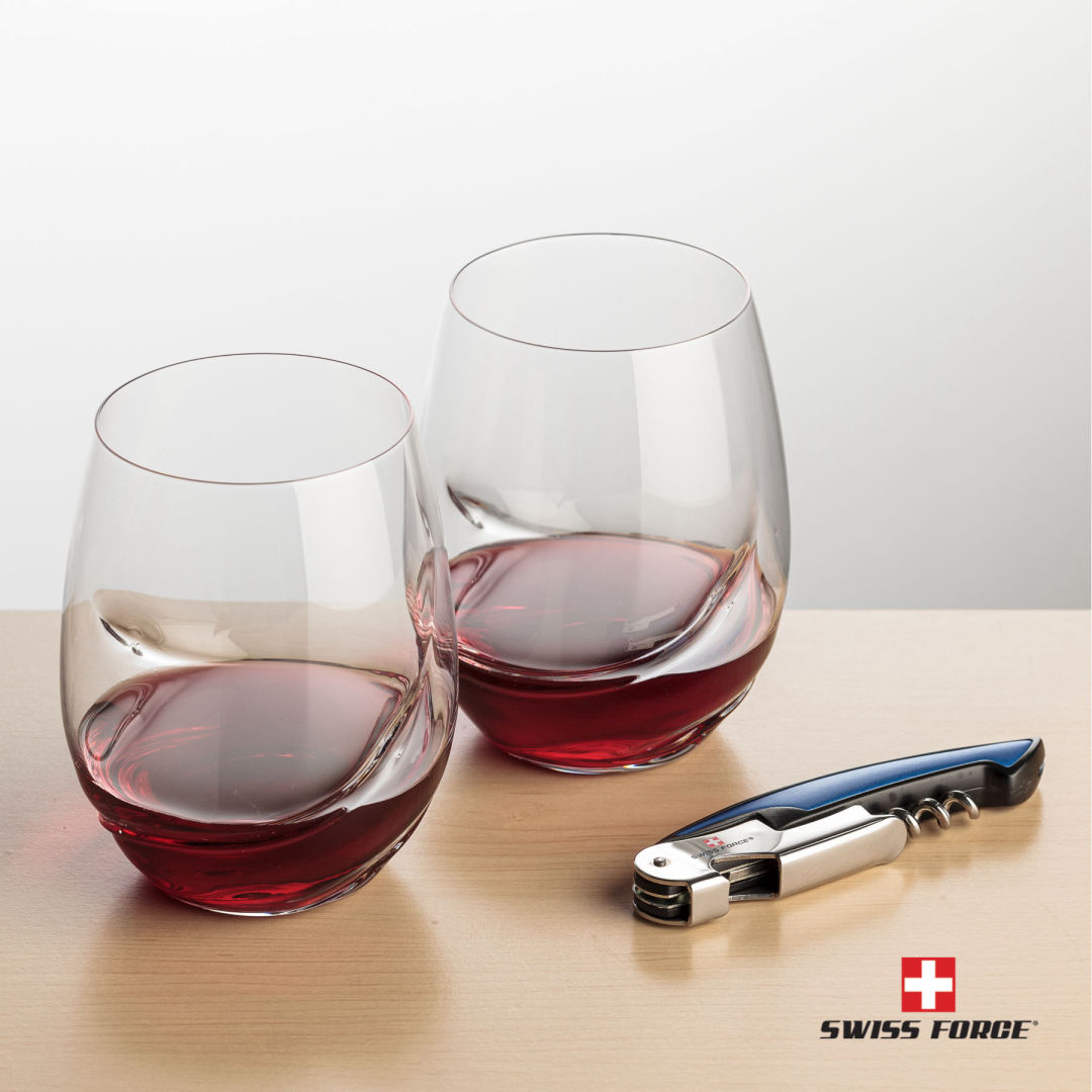 Swiss Force® Opener & Bartolo Stemless Wine 8