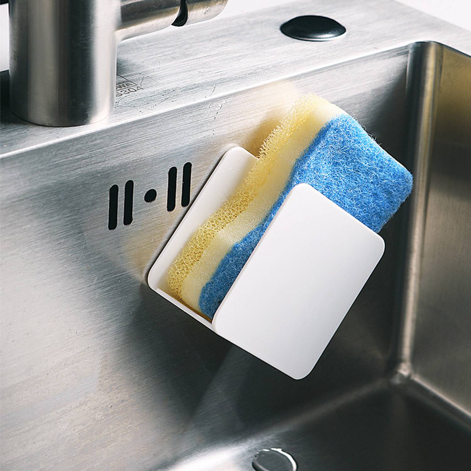 Kitchen Sink Dish Sponge Drain Rack ABS 5