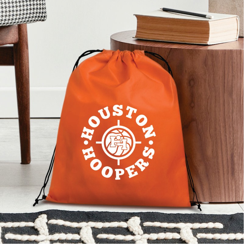 Custom Printed Drawstring Backpack 13.5'' x 15.5'' 5