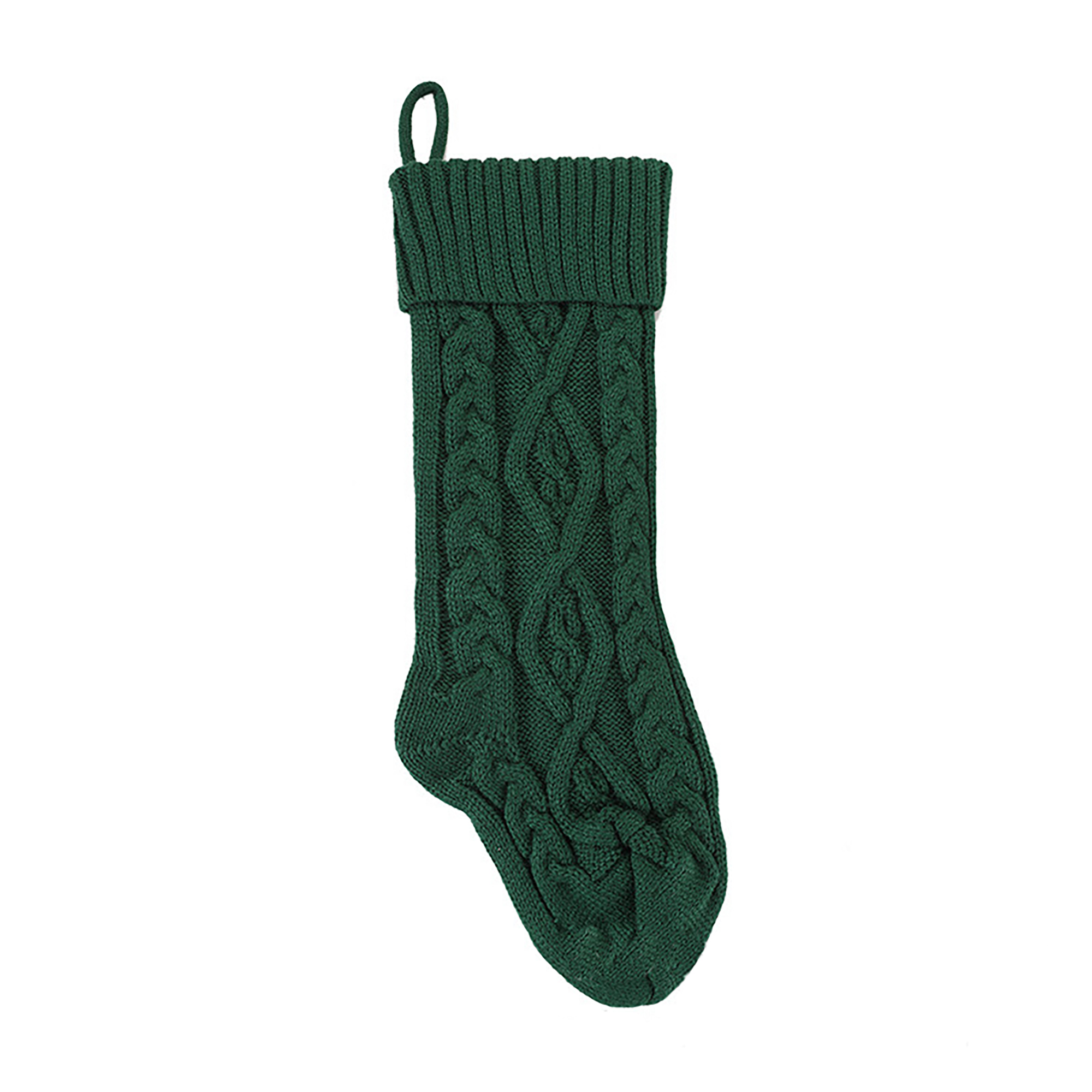 Christmas Knitted Acrylic Stockings Holiday Decor Sock 3