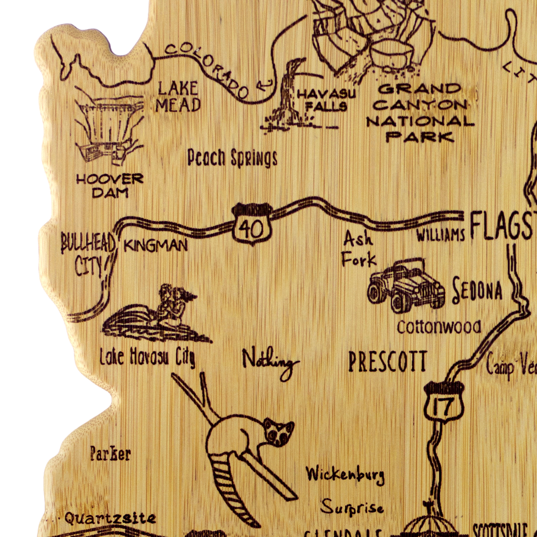 Destination Arizona Cutting & Serving Board 7