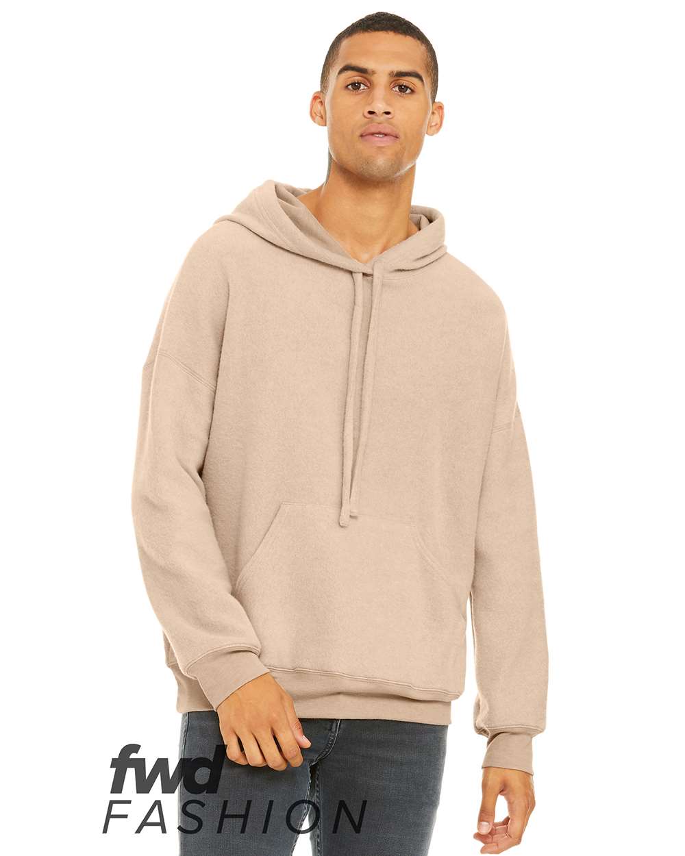 Unisex FWD Fashion Sueded Fleece Hoodie Sweatshirt - 3329 10